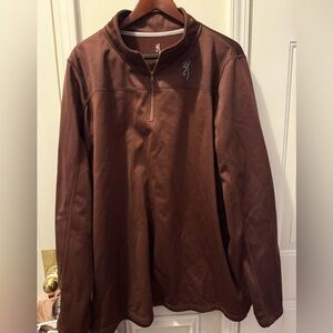 Browning 1/4 Zip Fleece Lined Top